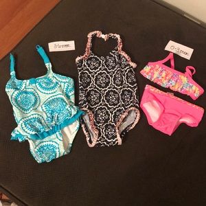 Baby girl swim suit bundle